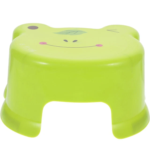 Sgabello In Plastica Per Bambini - Antiscivolo, Ispessito, Arancione, Per Cambio Scarpe, Bagno, Asilo, Soggiorno