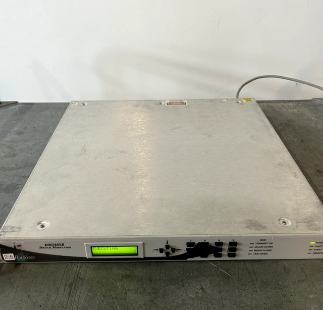 Comtech Radyne DM240XR Digital Satellite Video Broadcast DVB-300 Modulator