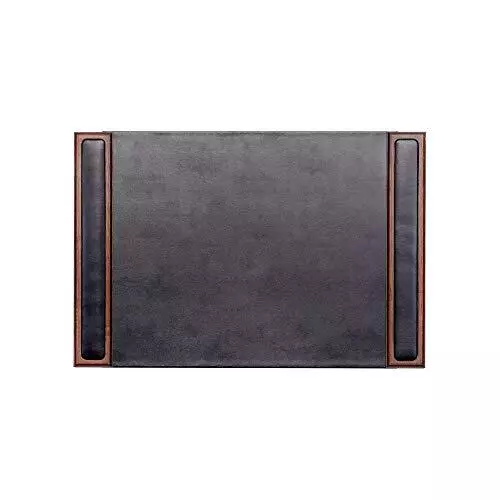 Dacasso p8402-walnut-leather-25-5-x-17-25-side-rail-desk-pad