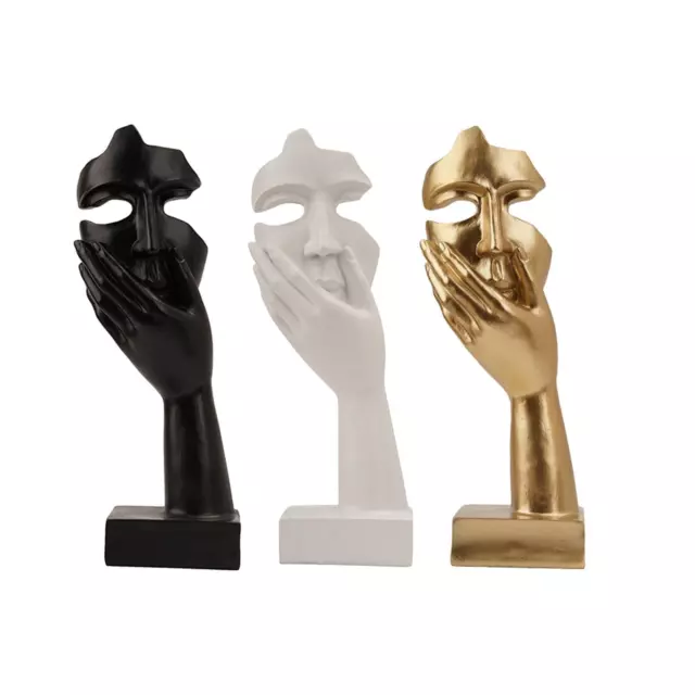 Femmes Visage Art Statue Figurine de Collection Figure Abstraite Artisanat