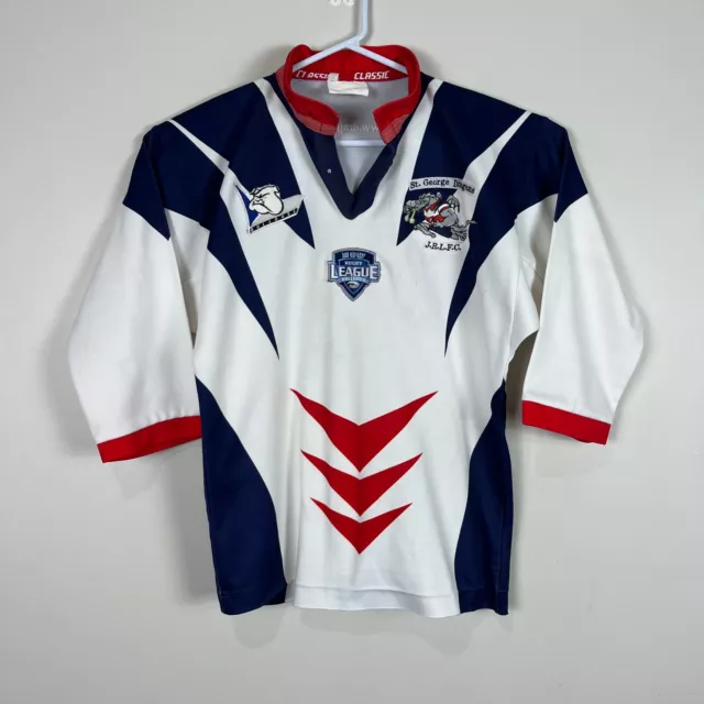 Vintage St George Dragons NSWRL Rugby League Jersey Bulldogs Juniors (Flawed)