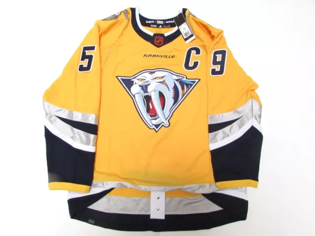 Nashville Predators size 54 = XL Adidas Reverse Retro 2.0 NHL Jersey