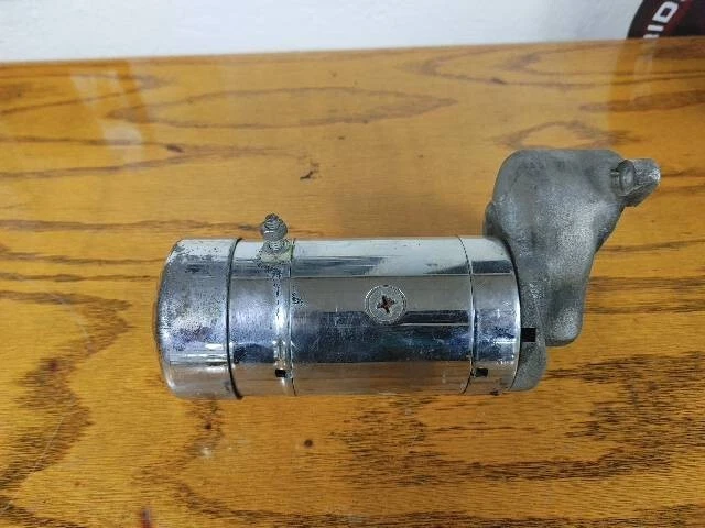 ULTIMA CHROME STARTER HIGH TORQUE HARLEY SHOVELHEAD EVO FXR SUPER