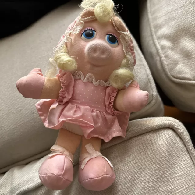 VTG 1988 Dakin Muppet Babies Mini Miss Piggy Jim Henson Presents Original Tag