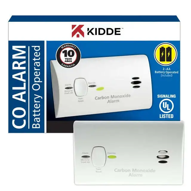 Kidde AA Battery Operated Basic Carbon Monoxide Alarm - 9CO5