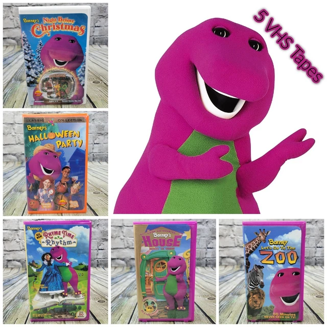 LOT DE 5 films cassettes VHS Barney émission de télévision éducative