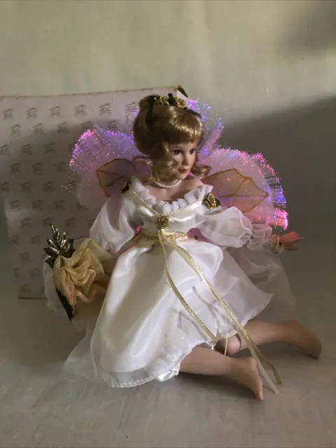 Porcelain Doll- Fiber Optic Angel Fairy Celestial- Heritage Signature Collection 3