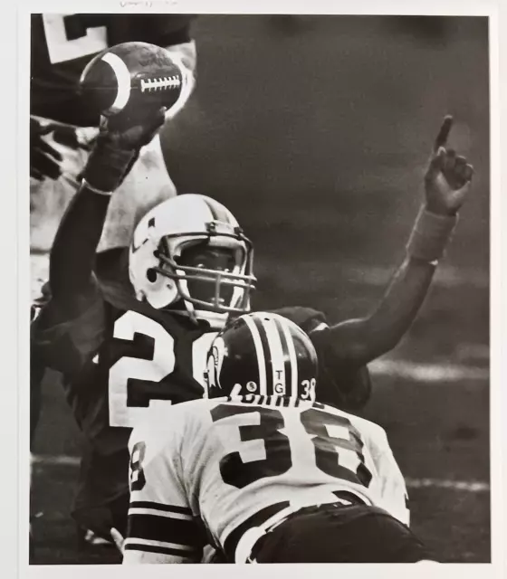 1982 University of Miam Hurricanes Eddie Williams #29 Football VTG Press Photo