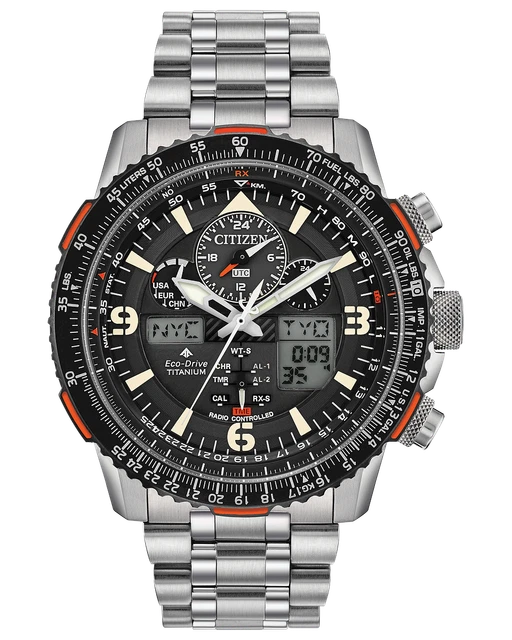 NEW CITIZEN PROMASTER SkyHawk AT Titanium Black Dial Men s Watch