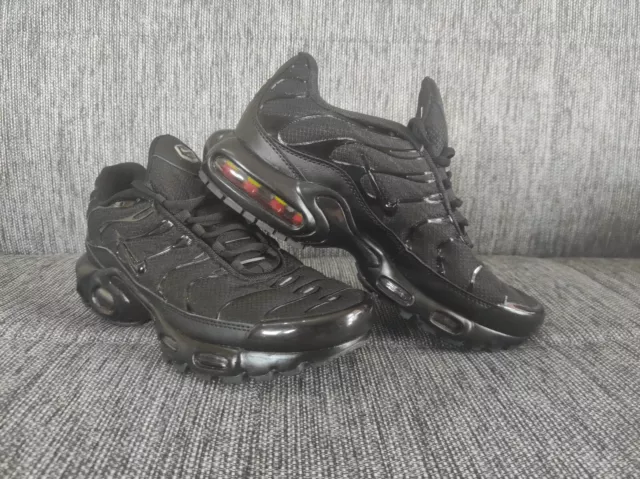 Bellissime Scarpe Nike Air Max Plus Tn Tuned 1 Nero Triple Black 2