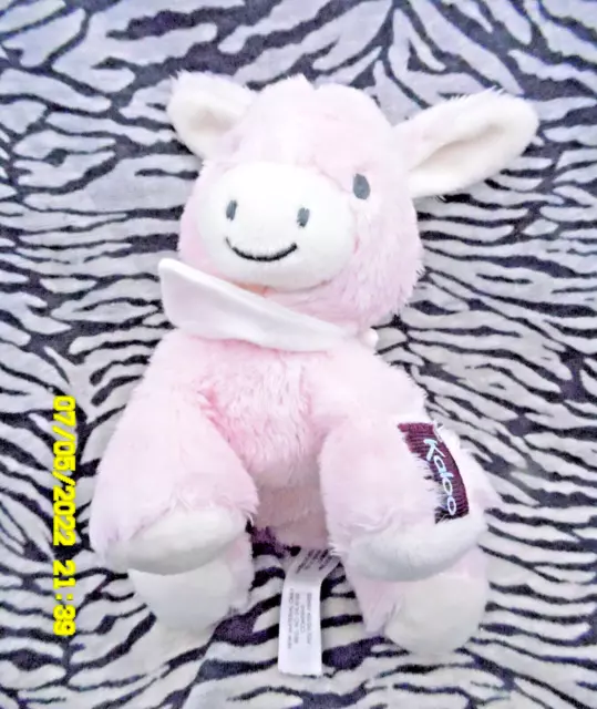 🐞 Kaloo Doudou Mini Peluche Ane Regliss' Les Amis Babies Blanc Rose  20Cm  Neuf
