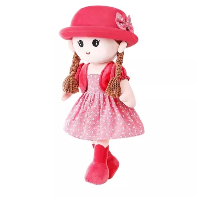 Handmade Rag Doll Soft Baby Rag Doll Pink Girl