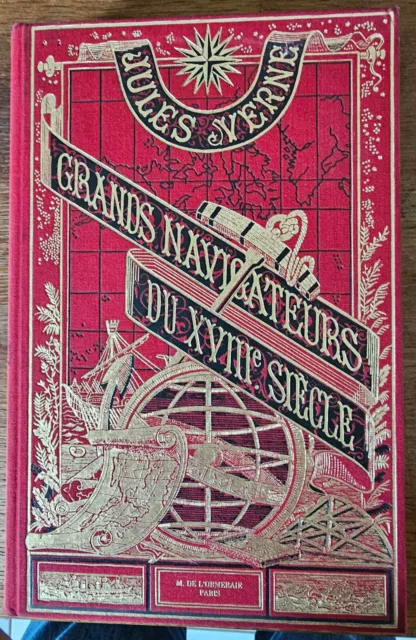 Jules Verne édition Ormeraie Les Grands Navigateurs du XVIIIe siècle 1984 TTBE