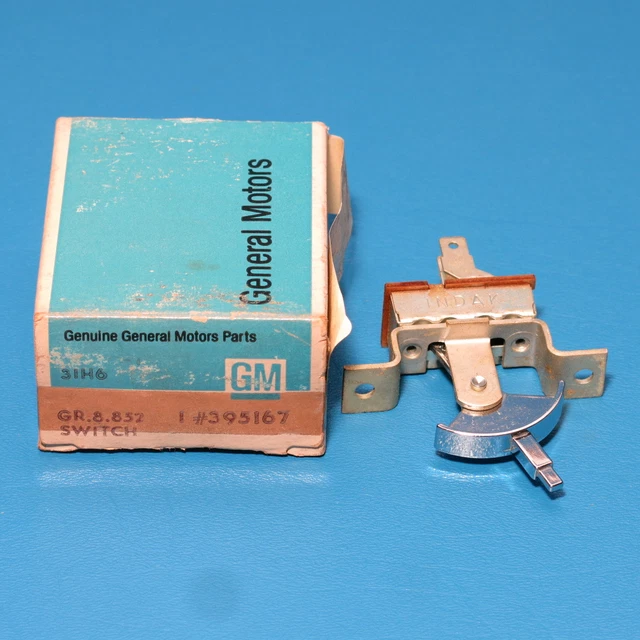 NOS GM HEATER Blower Fan Switch 19671968 Olds 98 Delta 88 Delmont 88