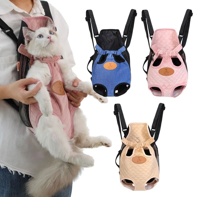 Bolso de cabestrillo para cachorro gato bolsa de transporte mascota gato mochila gato gato transporte delantero para el hombro
