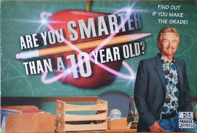 ARE YOU SMARTER THAN A 10 YEAR OLD Board Game By Parker Ages 8 are-you-smarter-than-a-10-year-old-board-game-by-parker-ages-8
