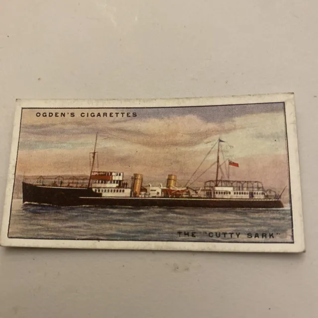 Ogdens Cigarette Cards, Yachts & Motor Boats, 1930, 15 the cutty sark