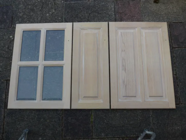 Solid Limed Oak Kitchen Cupboard Doors