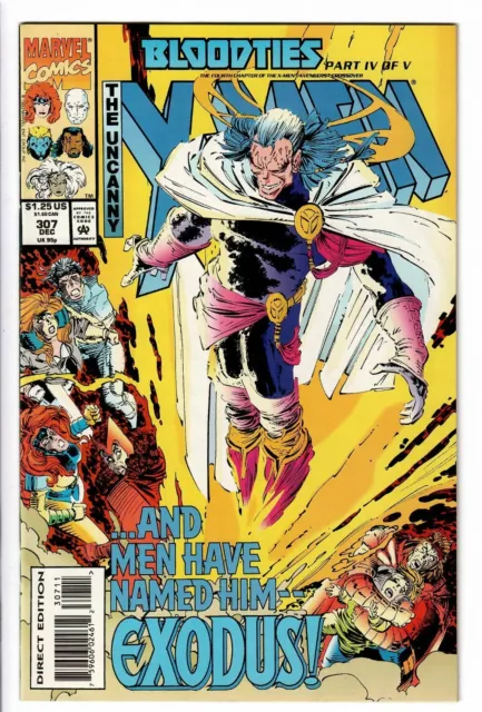 Uncanny X-Men #307 1993 VF+ Bloodties Part 4 (Marvel)