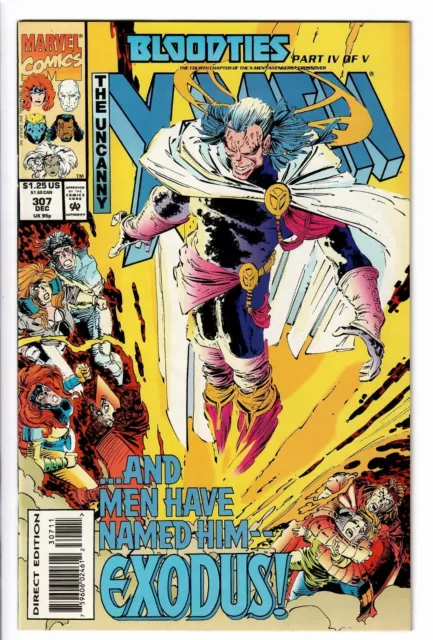 Uncanny X-Men #307 1993 VF+ Bloodties Part 4 (Marvel)