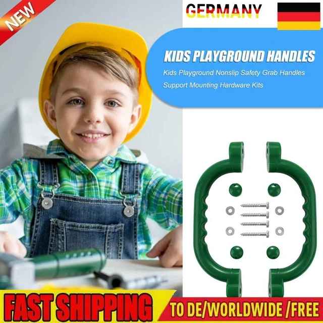 Rutschfeste Sicherheitshaltegriffe für Kinderspielplätze, Befestigungsmaterial (