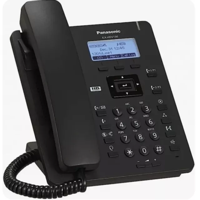 PANASONIC KX-HDV130XB SIP Phone BLACK