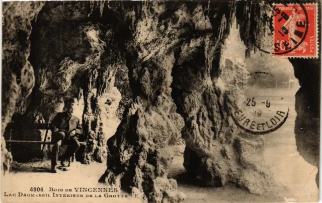 CPA PARIS 12e-Bois de Vincennes-Lac Daumesnil intérieur de la Grotte (322683)