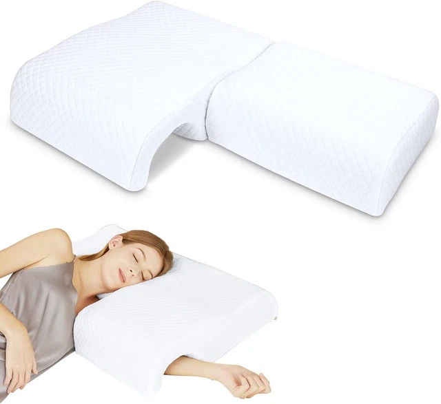 Memory Foam Pillow for Couples Adjustable Cube Cuddle Pillow anti Pressure Arm