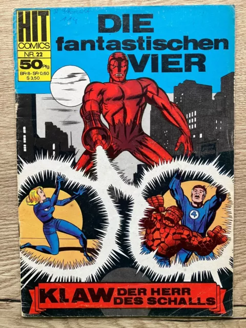 HIT COMICS Nr. 22 Die fantastischen Vier Marvel BSV Verlag im Z (2-3)