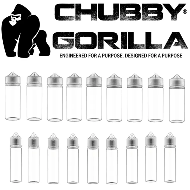 Genuine Chubby Gorilla Bottles 60ml 120ml V3 Empty DIY Liquid Plastic Juice Oil