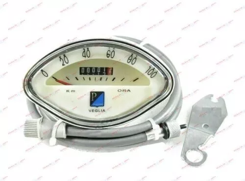 Vespa Vba Vbb Gl Gt GTR Sprint GS 150 100 Km/H Speedo Tachometer Mit Kabel Exp