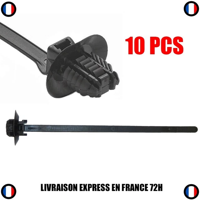 Colliers De Serrage Autobloquants Plastique (type Serflex/Rislan) - Lot De 100 Pièces