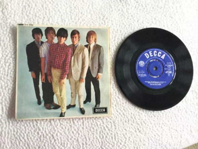 THE ROLLING STONES Five By Five UK original 7" EP Decca DFE 8590 1964