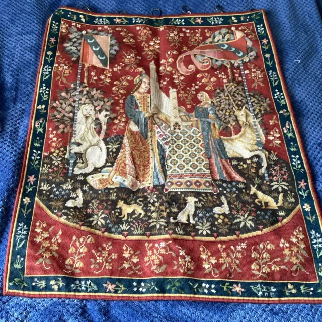 Large Wall Hanging Tapestry Medieval Design