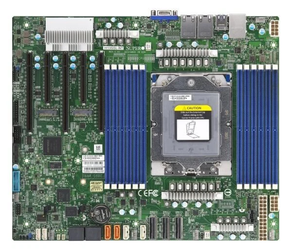SUPERMICRO H13SSLNT MOTHERBOARD Support DDR5 9765/9654/9554/9334 £849.
