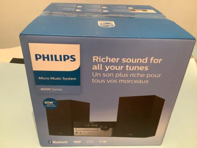 PHILIPS M4205/12 MICRO Hi-Fi Music System - TAM4205/12 - New & Sealed £ ...