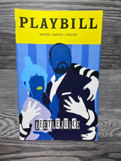 Beetlejuice, Playbill, February 2020, Winter Garden Theatre