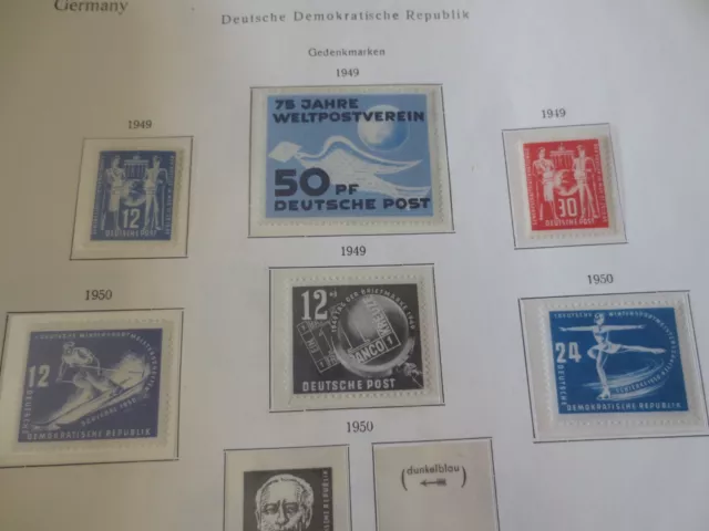 Sammlung DDR postfrisch 1949-1959 im KABE Binder