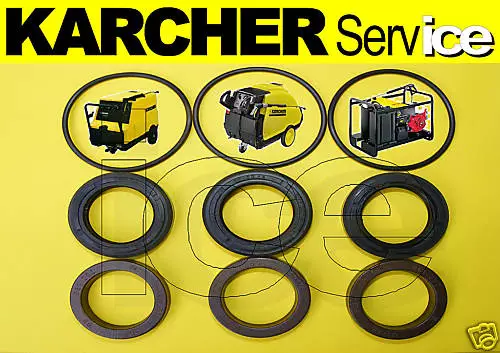 Genuine Karcher Pump Piston Pressure Seals Orings Repair Kit Hds 645 745 750 755