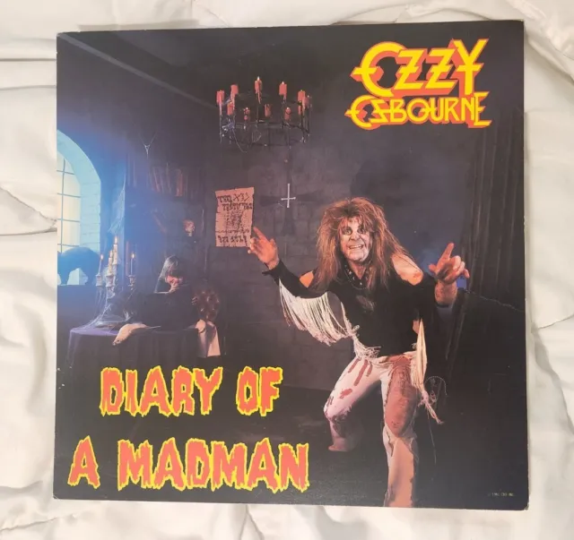 OZZY OSBOURNE 1981 PROMO DIARY OF A MADMAN Two-Sided 12 x 12 Poster Flat CBS REC