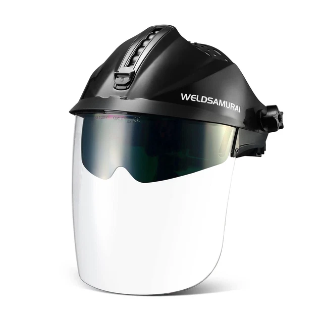 Face Shield for Grinding, Multi-Purpose Safety Mask Shade 5 UV/IR...