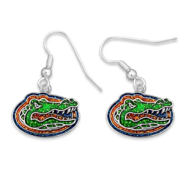 Florida Gators Game Day Glitter Earrings Jewelry Gift Licensed UF