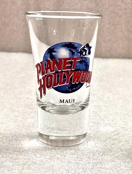 Planet Hollywood MAUI double shot glass souvenir