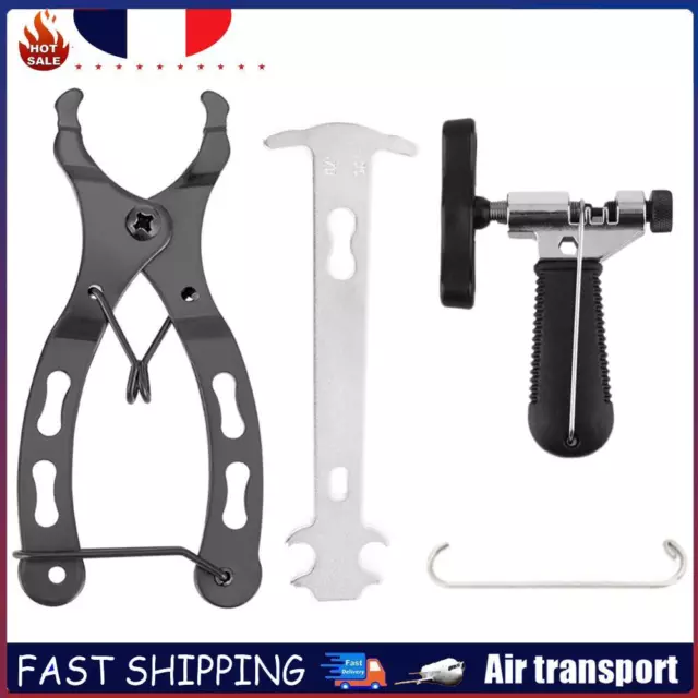 Mountain Bike Chain Quick Link Tool MTB Chain Plier Cutter Ruler Clamp Tool Kit