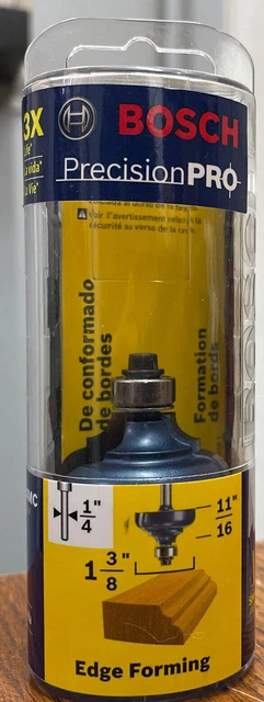 Bosch Precision Pro 85604Mc Edge Forming Router Bit - Brand New Factory Sealed