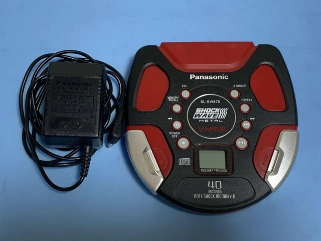 PANASONIC SL-SW870 SHOCK Wave VMSS Portable CD Player Tested