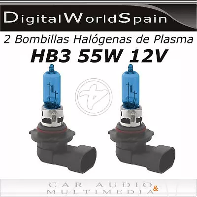 2 BOMBILLAS HALOGENAS De Plasma Hb3 9005 55W 12V Luz Muy Blanca Homologadas  EUR 16,90 - PicClick FR