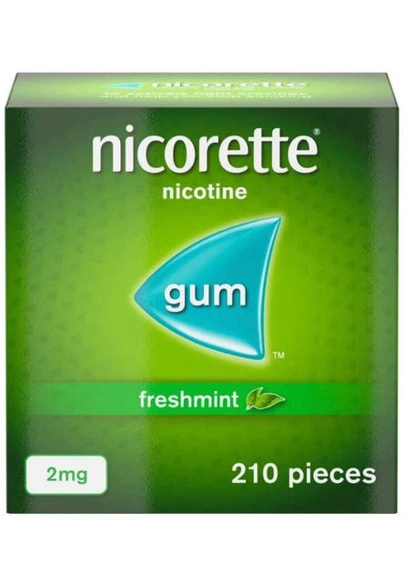 Nicorette Gummi Stop Quit Smoking Original Eisminze Obst 2 mg 4 mg 25 96 105 210