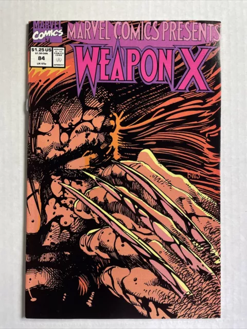 Marvel Comics Presents Weapon X #84 VF/NM  1991 Marvel Comics Barry Smith