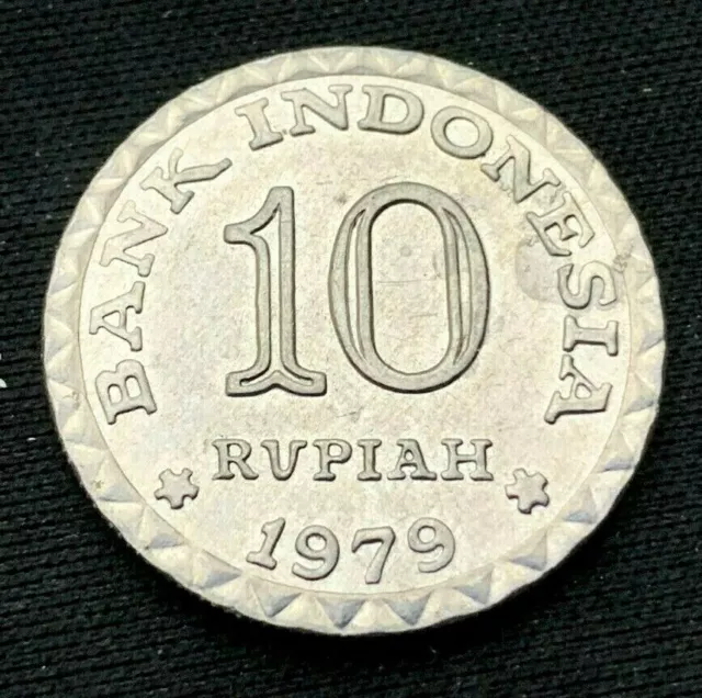 1979 Indonesia 10 Rupiah Coin  UNC      #K782a